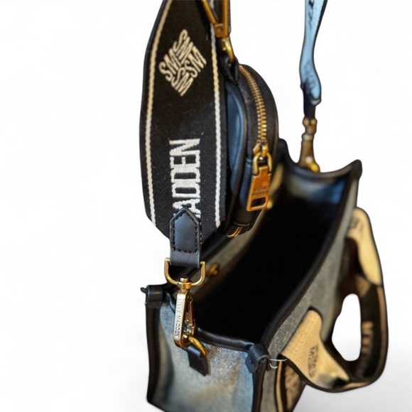 Steve Madden Denim Crossbody Tote - Picture 6 of 6